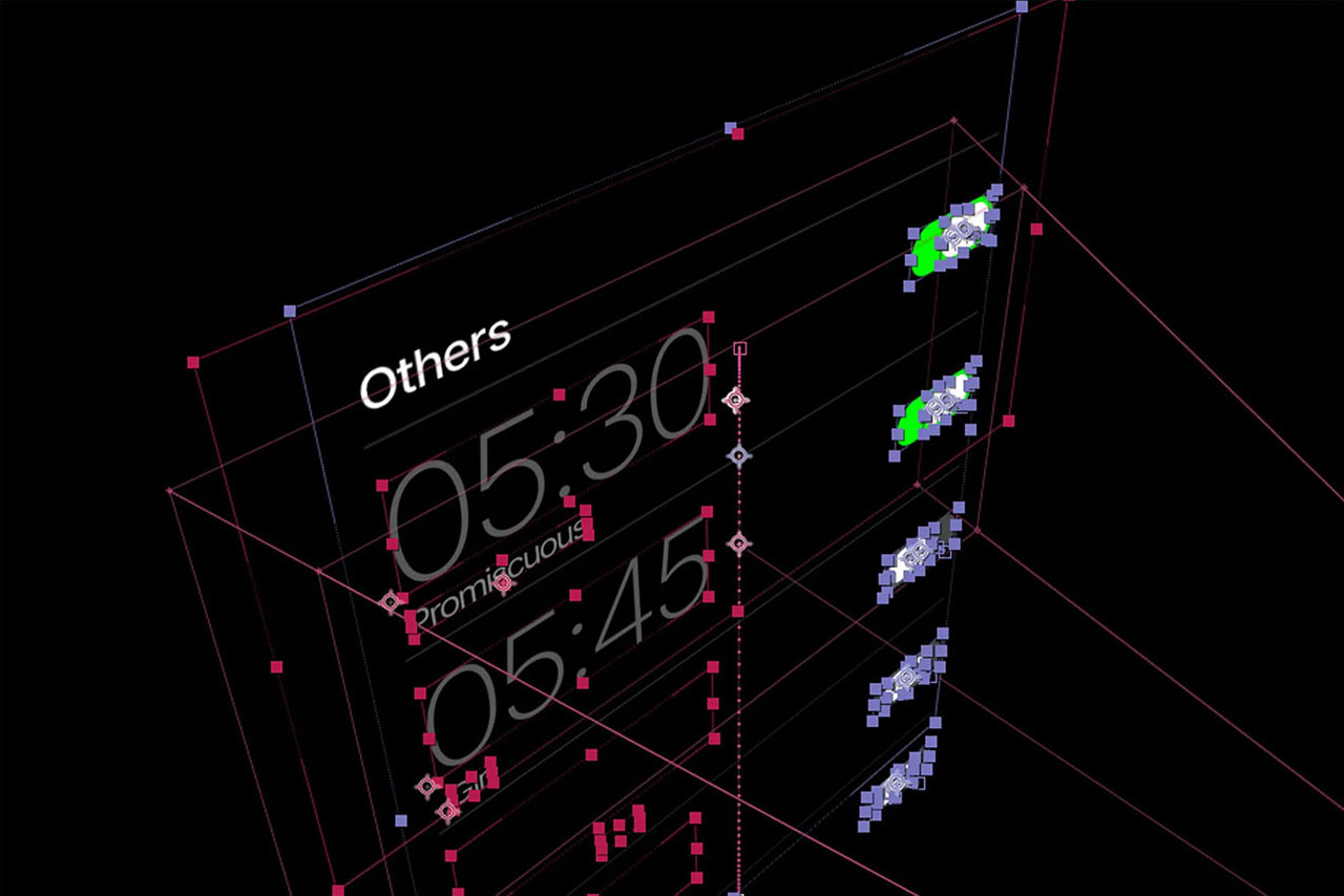 Alarm Scene 3d Wireframes